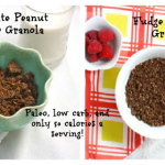 Low Carb Granola Two Ways- Paleo, low carb, and only 50 calories a serving!