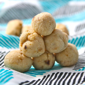 Bananas Foster Cookie Dough Bites