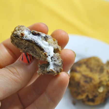 S’mores Stuffed Chocolate Chip Cookies