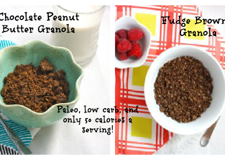 Low Carb Granola Two Ways (Vegan/Gluten Free/Grain Free/Paleo/Sugar Free)