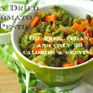Sun Dried Tomato Pesto (Oil Free/Vegan/Low Fat/Paleo)