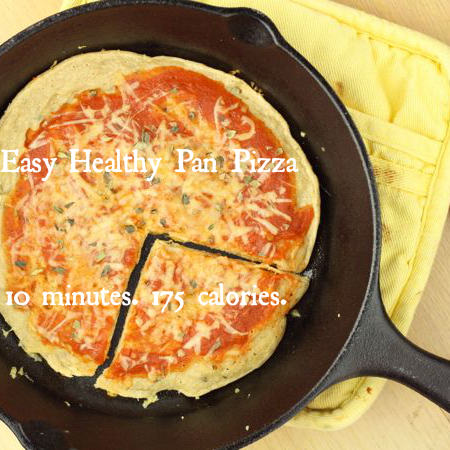 Easy Healthy Pan Pizza (Vegan/Gluten Free/Paleo/Low Carb)