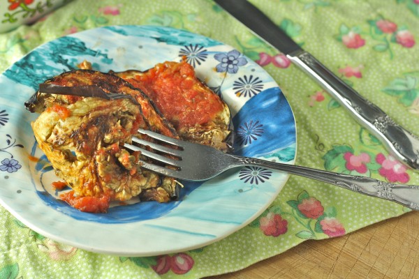 Healthy Eggplant Parm- 86 calories of bliss