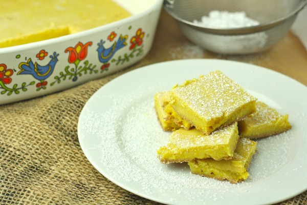 Healthy Lemon Bars