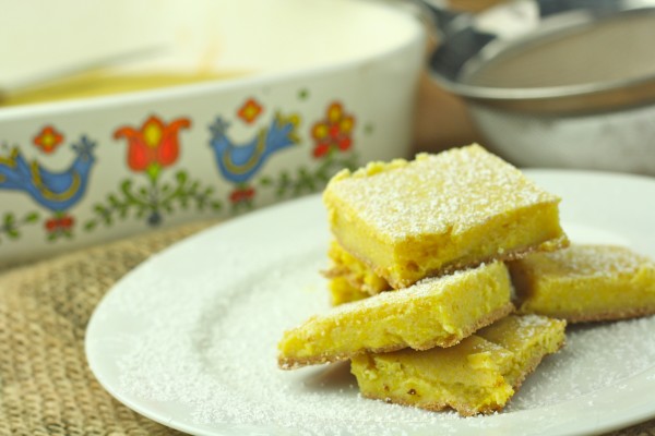 Healthy Lemon Bars