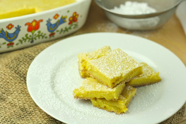 Healthy Lemon Bars