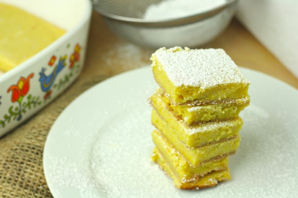 Healthy Lemon Bars