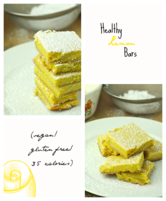 Healthy Lemon Bars