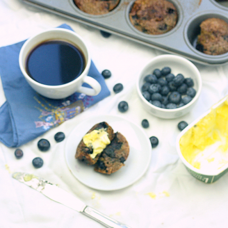 Healthy Blueberry Muffins