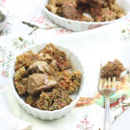 Cake Batter Bread Pudding