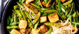 Chinese Tofu Veggie Chow Mein