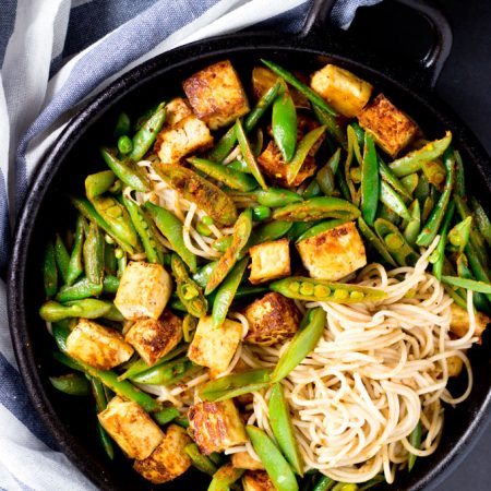 Chinese Tofu Veggie Chow Mein