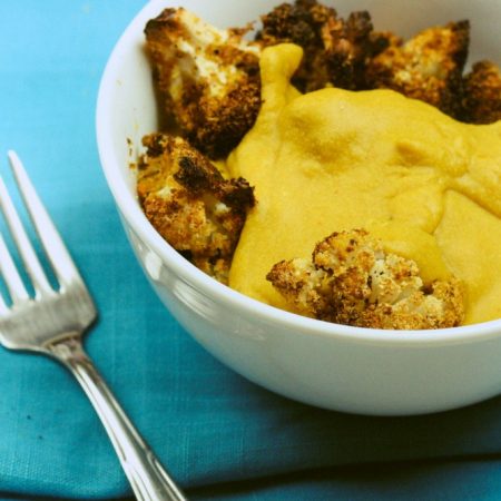 Vegan Cheesy Cauliflower