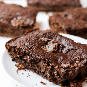 Healthy Nutella Brownies