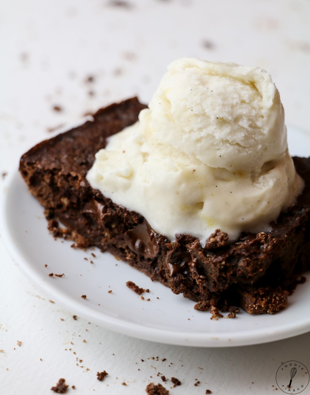 Healthy Nutella Brownies